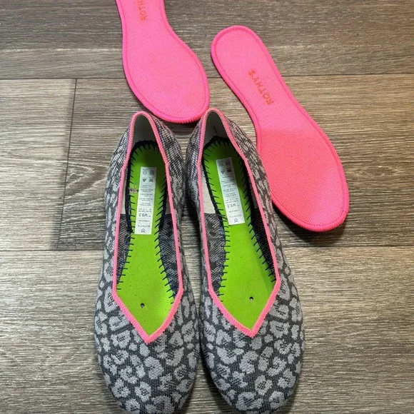 Rothy’s flats gray woman’s size 9.5 - Picture 5 of 5
